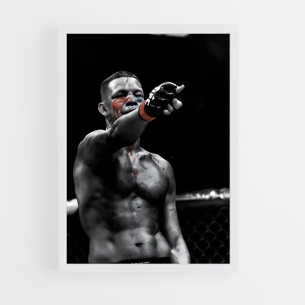 Poster Nate Diaz: Fight or Flight – affiche MMA (vue 3)